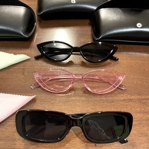 *$23 for 3* or *$10 ea* Cat eye/Oval sunglasses